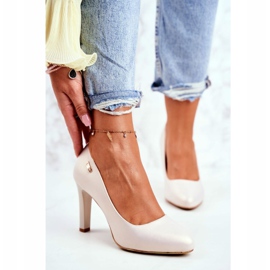 Escarpins pour femmes Pearl Beige on a Pillar Sergio Leone Campbell 1