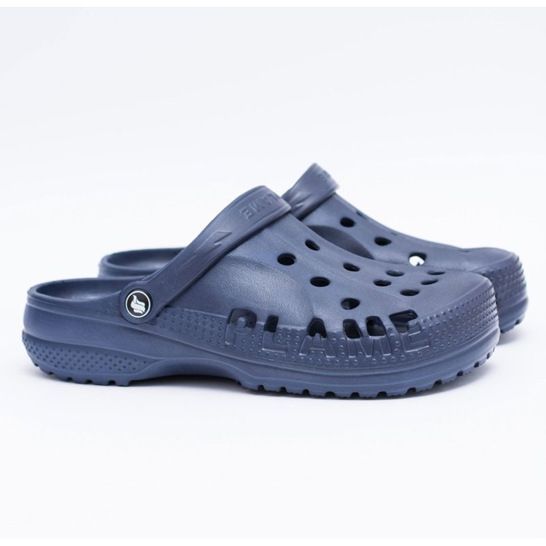 Flameshoes Chaussons Homme Piscine Kroks Eva Bleu Marine 2