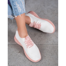 Seastar Chaussures de sport légères blanc rose 2
