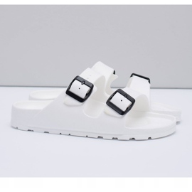 Flameshoes Pantoufles Garden Light blanches pour hommes 1