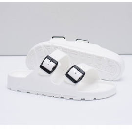 Flameshoes Pantoufles Garden Light blanches pour hommes 2