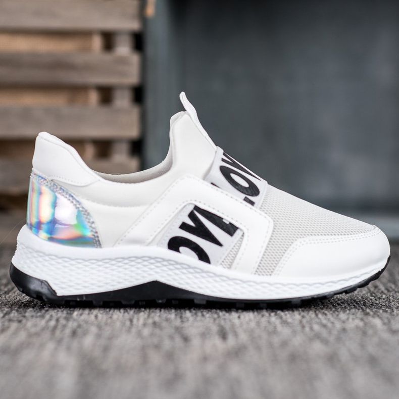 Seastar Slipons sur la plate-forme d'amour blanche 2