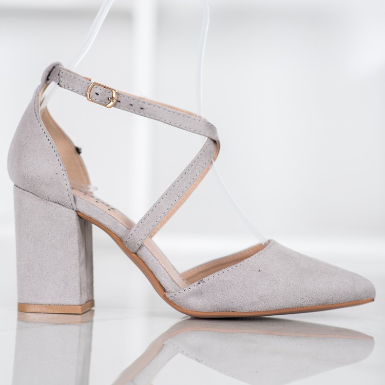 Seastar Escarpins en daim gris 2