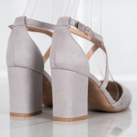 Seastar Escarpins en daim gris 3