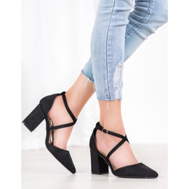 Seastar Escarpins en daim noir 1