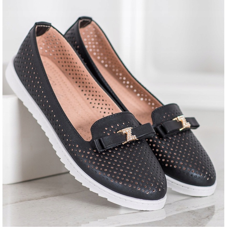 Weide Seigneurs ajourés avec ornement le noir 2