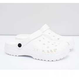 Flameshoes Chaussons Homme Piscine Kroksy Eva Blanc 1