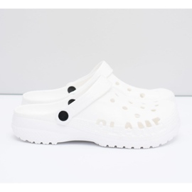 Flameshoes Chaussons Homme Piscine Kroksy Eva Blanc 2