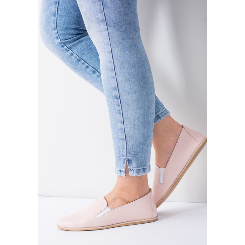 Butmil Ballerines Femme Rose Pastel Fresca Cuir 2