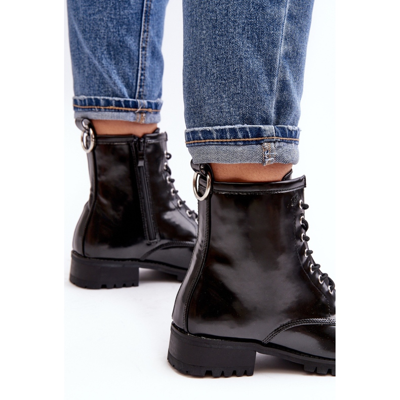 Bottes pour femmes Lu Boo Black Workers avec une armature en acier Jacksy le noir 2 Bottes pour femmes Lu Boo Black Workers avec une armature en acier Jacksy le noir 2