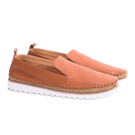 Mocassins Perlugo Marron Homme en Cuir brun 1