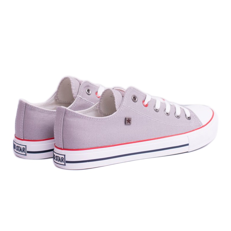 Baskets Big Star Low pour hommes grises T174109 1