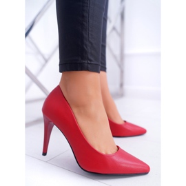 Sergio Leone Matt Escarpins Stilettos Rouge Feliciana 1