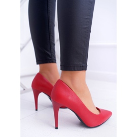 Sergio Leone Matt Escarpins Stilettos Rouge Feliciana 2