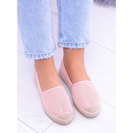 Espadrilles Perforées Rose Pour Femme Asumi 2