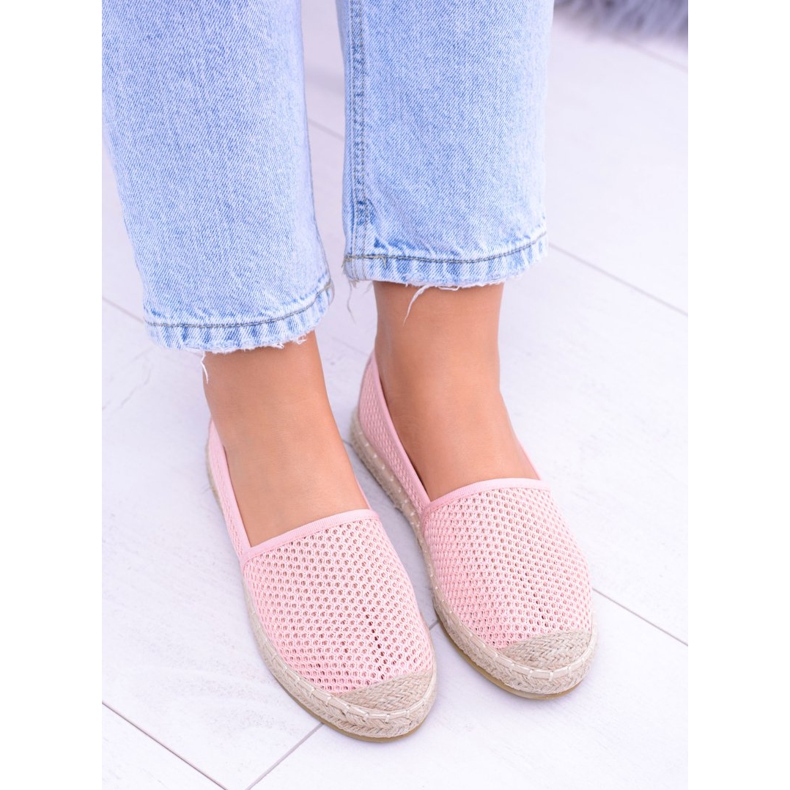 Espadrilles Perforées Rose Pour Femme Asumi 2