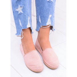 Espadrilles Femme Estelle Rose Poudré 2