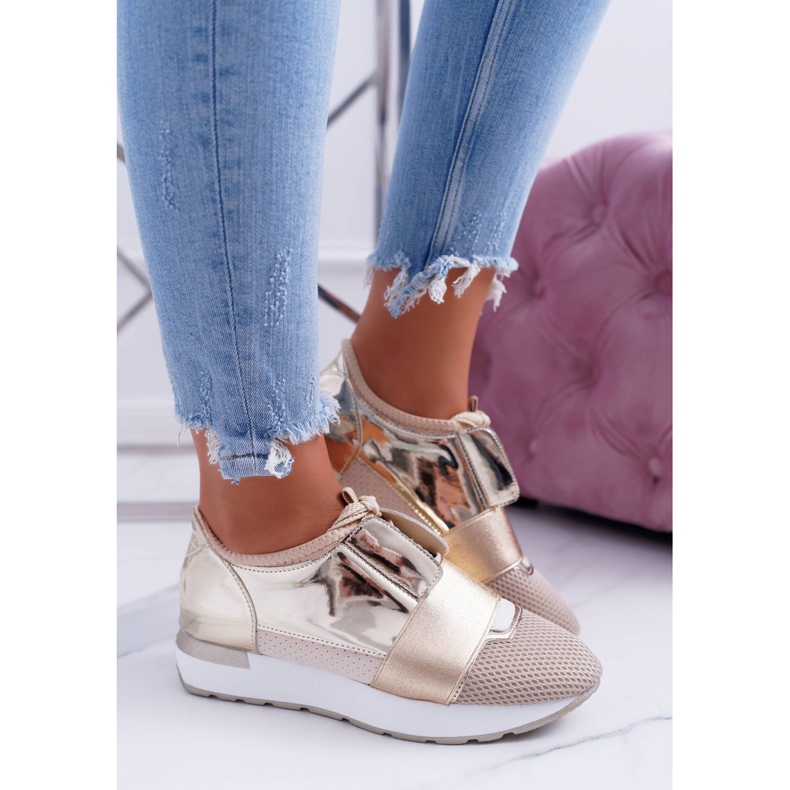 Lu Boo Chaussures de Sport Femme Or Madoni d'or 2