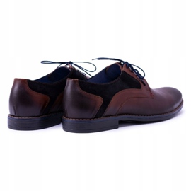 Chaussures Zinedine Nikopol en cuir marron pour hommes brun 1