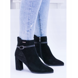 Bottines en daim noires Big Star BB274383 1