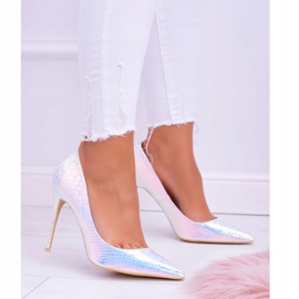 Escarpins femme Lu Boo Spitz Rose Gasoline Glam multicolore 2