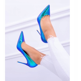 Escarpins Femme Lu Boo Spitz Vert Essence Glam multicolore 2