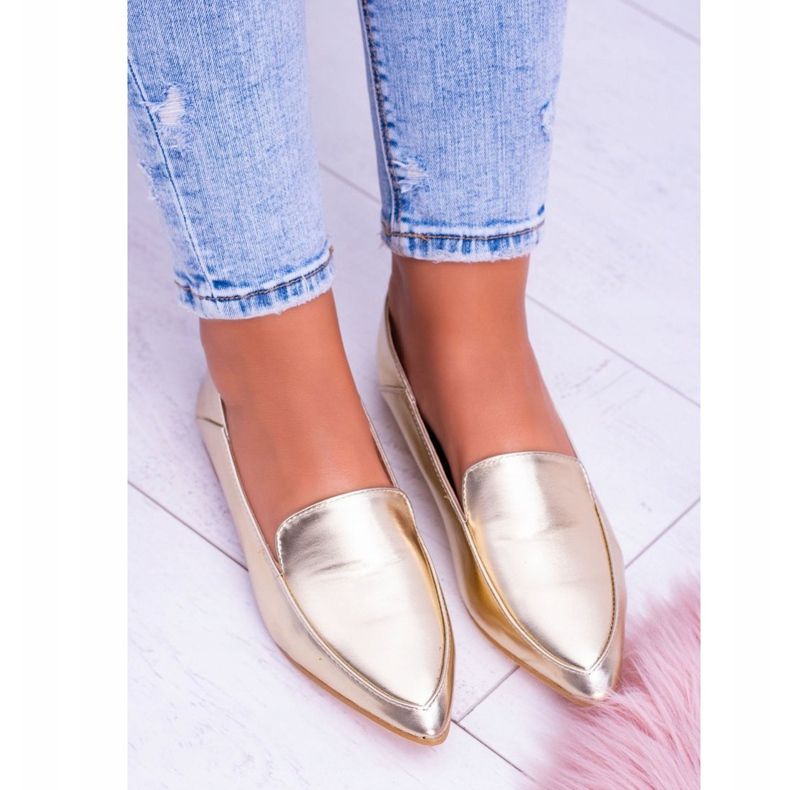 Mocassins Femme Miroir Doré Lu Boo Mireldo 2