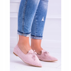 Lu Boo Ballerine Rose En Daim Lordsy Spitz Feliciano 3