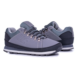 Chaussures de trekking Newlans unies grises pour hommes 4