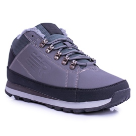 Chaussures Trekking Chaudes Homme Gris Newlans2 1