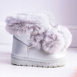 FRROCK Bottes de neige pour enfants Szare Warmed Roofy gris 2