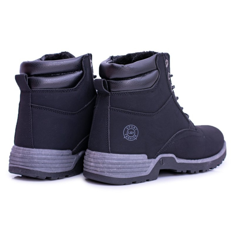 Bottes noires chaudes pour hommes de Smith's Endurance le noir 2 Bottes noires chaudes pour hommes de Smith's Endurance le noir 2