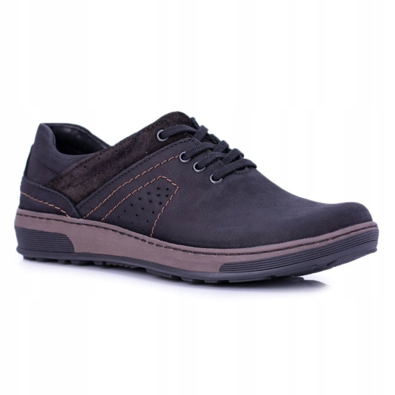 KOMODO Chaussures décontractées Ventrillo pour hommes noires 1