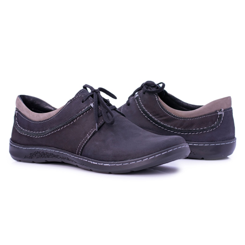 KOMODO Chaussures Nubuck Homme Noires Fuego 1