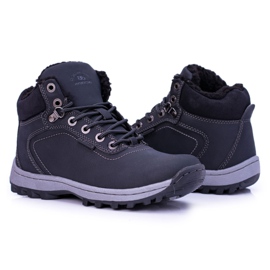 Ax Boxing Chaussures de trekking Intenso pour hommes noires avec polaire le noir 1 Ax Boxing Chaussures de trekking Intenso pour hommes noires avec polaire le noir 1