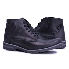 Bottes En Cuir Pour Hommes Avec Une Fermeture Éclair Chaud Noir Komodo 731 le noir 5