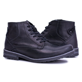 Bottes En Cuir Pour Hommes Avec Une Fermeture Éclair Chaud Noir Komodo 731 le noir 3