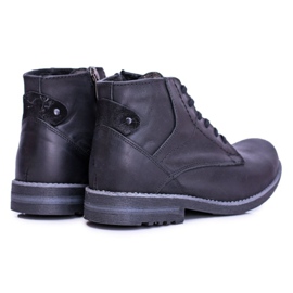 Bottes En Cuir Pour Hommes Avec Une Fermeture Éclair Chaud Noir Komodo 731 le noir 2