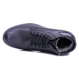 Bottes En Cuir Pour Hommes Avec Une Fermeture Éclair Chaud Noir Komodo 731 le noir 4