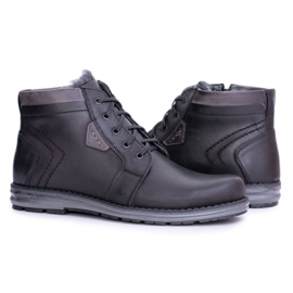 Polbut Bottes chaudes noires pour hommes Verno 1