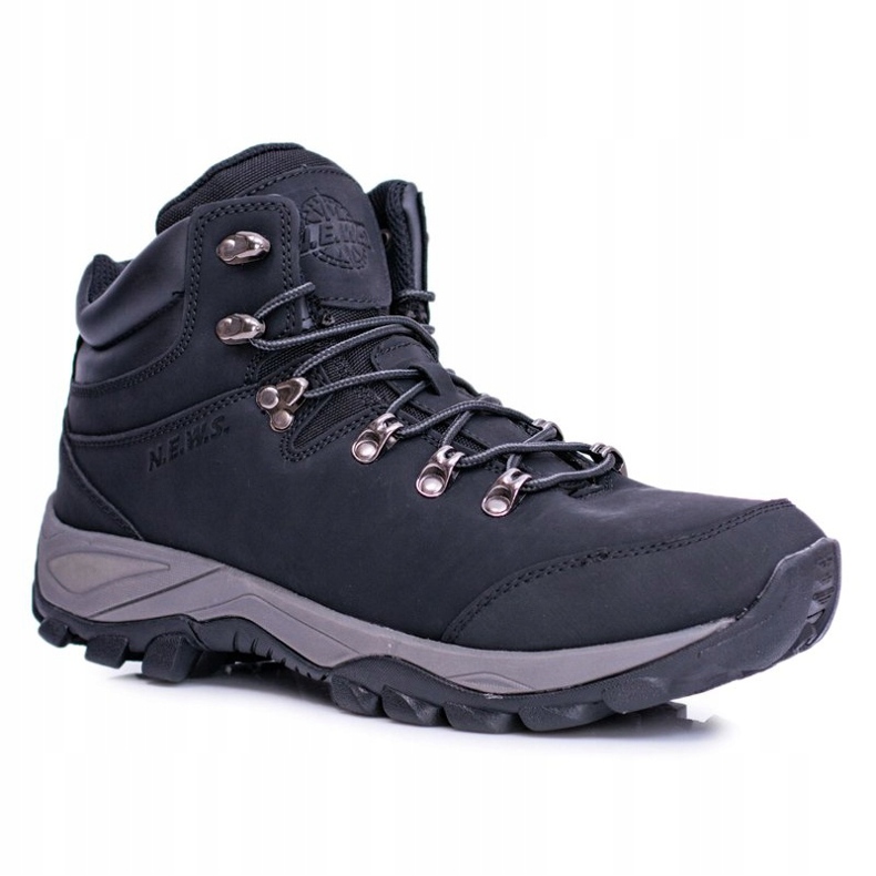 EVE Chaussures de Trekking Chaudes Homme Noir Jax 1