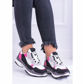 Moow Chaussures de sport pour femmes blanches Sponeto multicolore 2