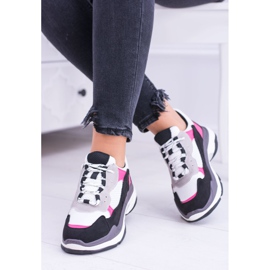 Moow Chaussures de sport pour femmes blanches Sponeto multicolore 1