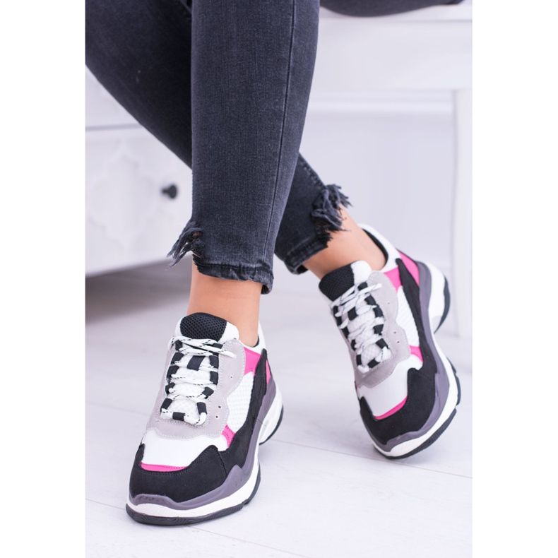 Moow Chaussures de sport pour femmes blanches Sponeto multicolore 1