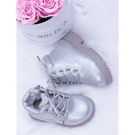 FRROCK Bottes Dexter Isolées Argentées De Trappeurs Pour Enfants 1