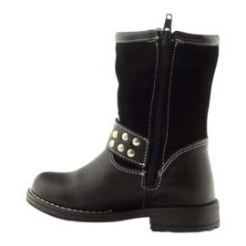 Bottes noires pour filles Ren But 3205 le noir 2 Bottes noires pour filles Ren But 3205 le noir 2