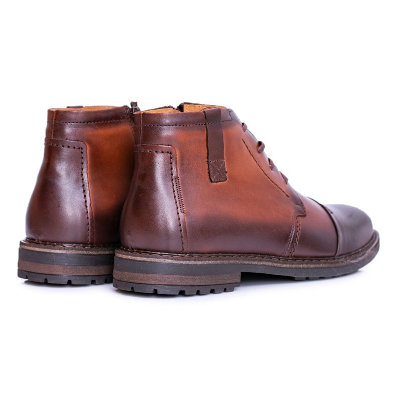 Joker Boots Homme Boots Cuir Polonais Cognac Testo brun 2 Joker Boots Homme Boots Cuir Polonais Cognac Testo brun 2