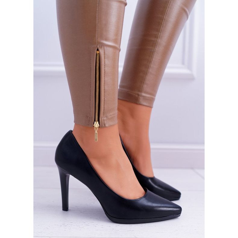 Escarpins Femme Escarpins Sergio Leone Noir Mat Misawu 1