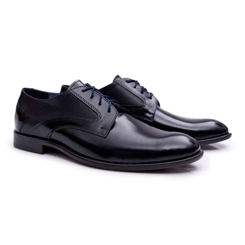 Bednarek Polish Shoes Richelieu Homme Bednarek Elegant Cuir Noir Midas 1
