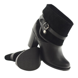 Bottes d'hiver noires classiques pour femmes Edeo 1754 le noir 3 Bottes d'hiver noires classiques pour femmes Edeo 1754 le noir 3